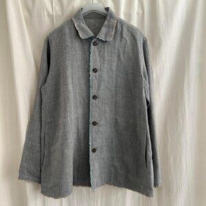 Jurgen Lehl grey linen shirts